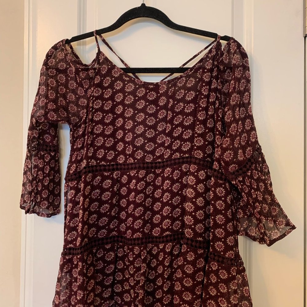 Open shoulder blouse